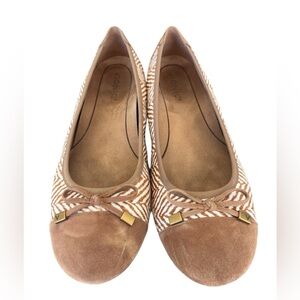 VIONIC Minna Herringbone Ballet Flats Size 9.5